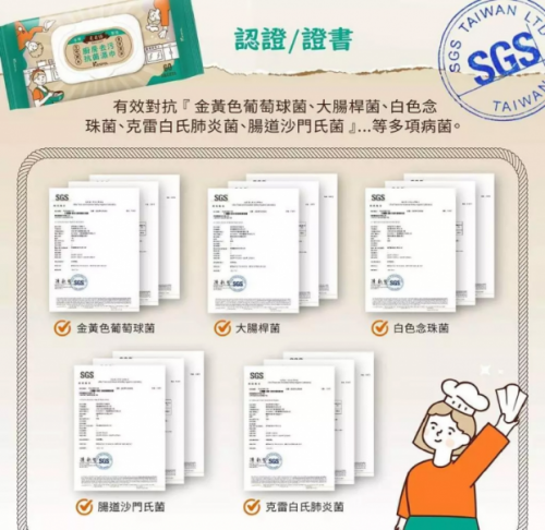 廚房去污抗菌濕巾60抽